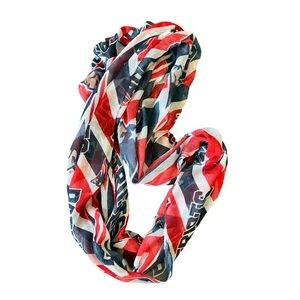 Red and blue Patriots scarf #patriots